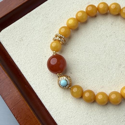 ² 【安然水晶】蜜蜡如意手串（牛/羊）-LS-463 (48小时鉴赏期) HM02-CRMM-ARSJ 商品图1