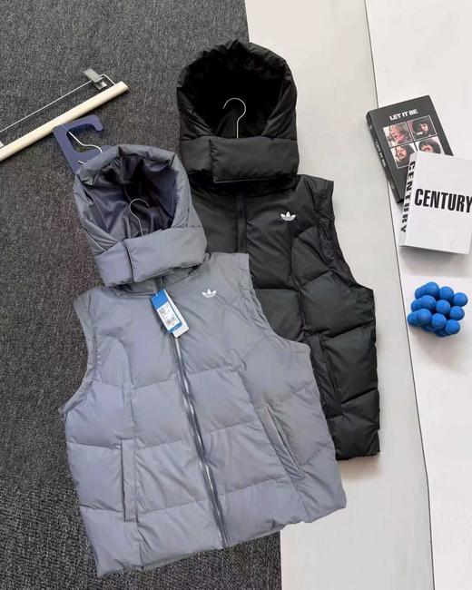 D121109可拆卸保暖运动连帽含羽绒外套男女同款羽绒服 商品图2