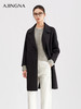 【商场同款】阿菁娜冬季新款松弛感直筒大衣双排扣双面绒面料大贴袋设计A30D511105 商品缩略图1