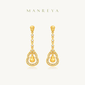 Manreya玛芮雅“金福星环”耳饰|铜镀金