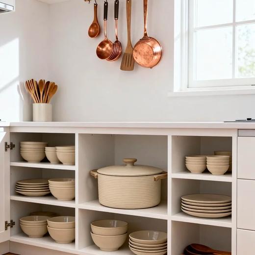 【出口餐具尾单-福利专场】加拿大on*尾单双耳带盖汤盆不能明火可微波炉洗碗机【CJ30】 商品图5