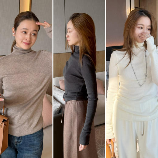 2512211     “万能打底衫” 3色 巴兰素 羊毛 可机洗 商品图0