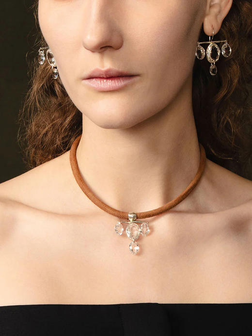 订购12周到｜Chan Luu-CAROLINE-吊灯 透明 吊坠 耳环［美国设计师］ 商品图1