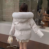 西遇狐狸大毛领连帽棉服女冬季新款韩系宽松加厚保暖外套SS051954 商品缩略图4