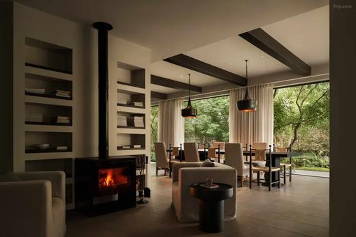 【峨眉山七里坪·597号院】5房温泉私汤/泳池小院，高端宴请，奢华别墅，避暑玩水，冬季赏雪zzqa 商品图11