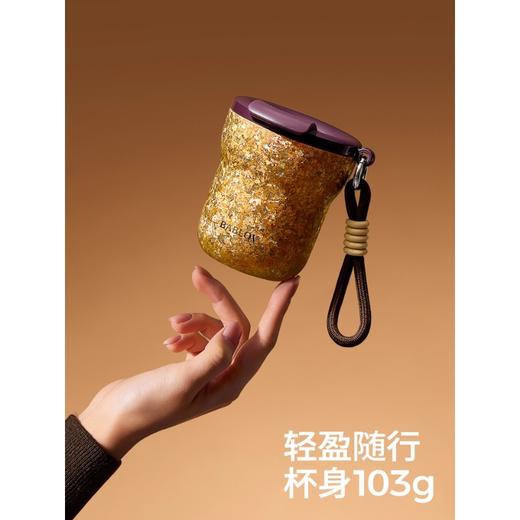 【困妈有好货】bablov纯钛保温杯高颜值咖啡杯女小巧水杯外带随行杯便携杯子钛杯 商品图3