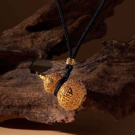 Manreya玛芮 “双福叠韵”项链|铜镀金 商品图6