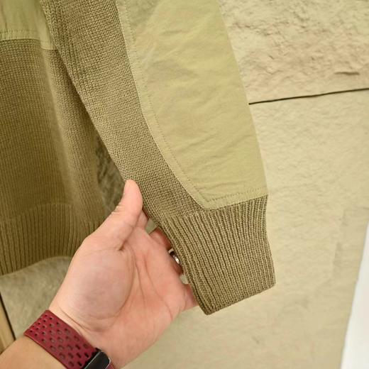 D121144男士后背5D凹凸大鸟贴袋针织衫毛衣 商品图11