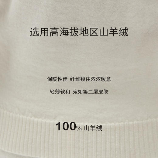 疗愈羊绒| 半高领精纺女套衫SJF96W220N 商品图2
