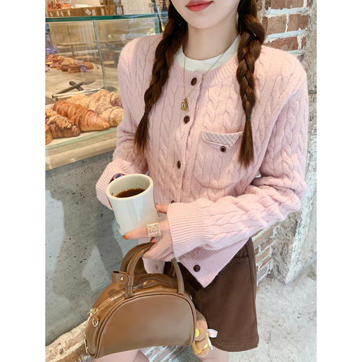 <曾小咸推荐>2.21现货秒杀 ！微信超特价！韩系单排扣毛衣 日常219.99 立减130 秒杀89.99！！ 商品图4