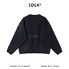 SDSA男士秋冬新款痞帅男装韩版潮牌磨破圆领卫衣百搭套头上衣宽松 商品缩略图4