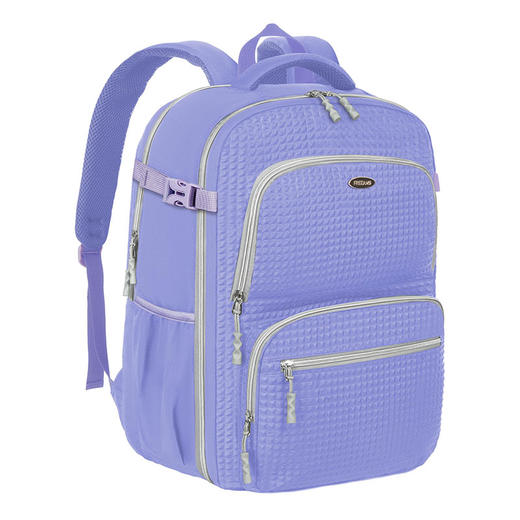 美国 FREEAMG 大容量背包 带USB充电口 可放下15.6英寸笔记本电脑 紫色 X004LACX07 商品图0