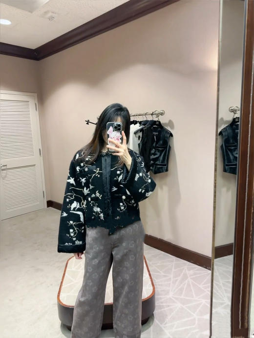 香奈儿 25秋冬新款 花鸟刺绣短款外套(TM) 商品图1