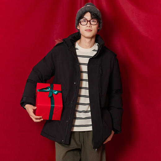 【三防】gxg.jeans男装 多色中长款工装户外貉子毛毛领派克服外套25冬新品 商品图2