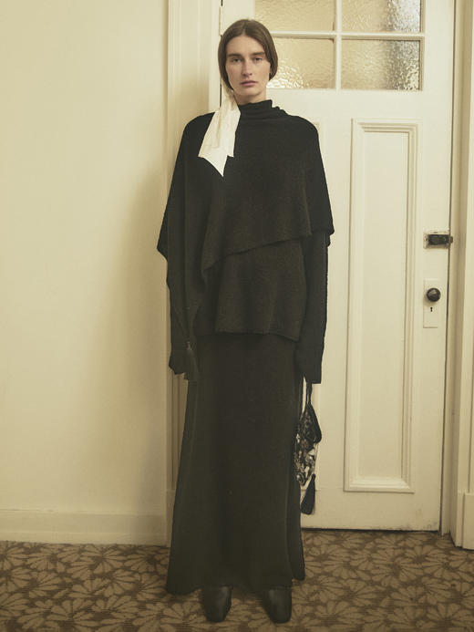 VC｜HD25007 Lotta wide skirt [ 半身裙 酒红 / 黑 ]【HOLIDAY】 商品图1