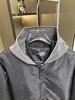 D121142新款双环拉链棉衣外套黑色飞行服夹克保暖外套 商品缩略图7