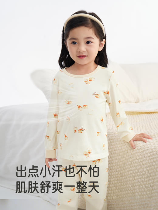 英氏儿童家居服背心马甲秋冬打底男女童宝宝秋衣秋裤YLTAJ0R020A YLPAJ0R004A YLCAJ0R010A 商品图2