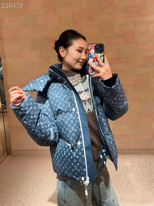 驴家  25秋冬新款 可拆卸连帽牛仔羽绒服(TM) 商品图7