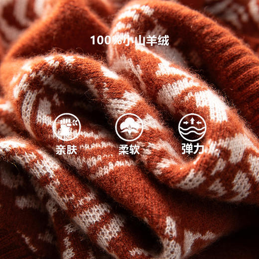 100%Baby小山羊绒~EP同款新年红半高领羊绒衫BABY250495 商品图1