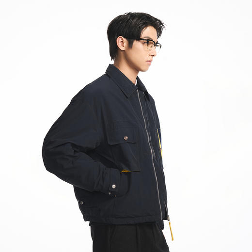 GXG男装【90白鸭绒】冬季时尚撞色男式翻领休闲短款羽绒服K&C 商品图6