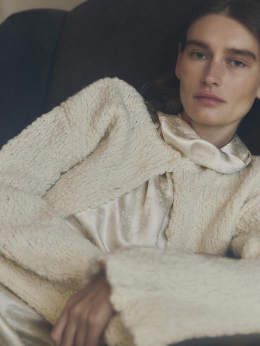 VC｜HD25005 Sigrid cardigan  [ 针织开衫 米白 ]【HOLIDAY】 商品图2