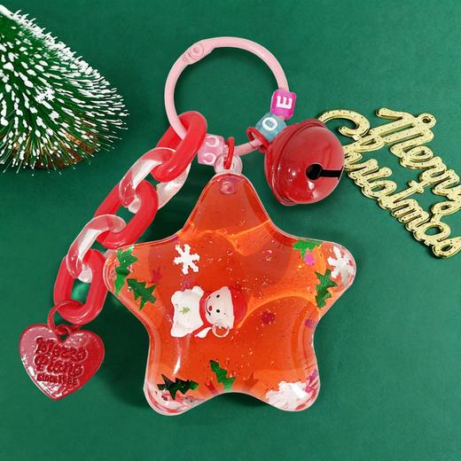 【圣诞礼品❗️星星挂件】可爱又趣味的造型，充实饱满，质感圆滑细腻，上色均匀，舒适手感，小巧随身随处可挂，圣诞系钥匙扣挂饰精致可爱汽车包包挂件小礼品QQ 商品图9