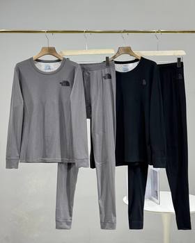 D121162薰衣草精华绵羊绒贴片保暖套装情侣款