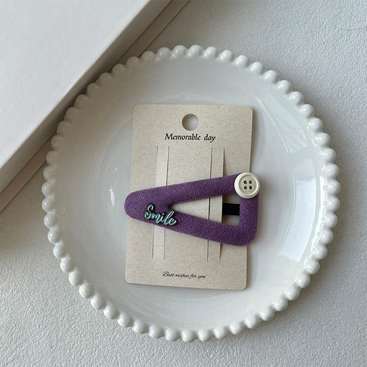 百搭可爱露露紫韩系边夹JTLLZ发夹-纪念日百货门店同款167044232 商品图3