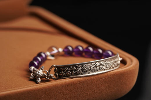 紫水晶半银镯（福利款） 商品图0