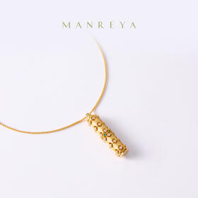 Manreya玛芮雅“金缕法棒”项链|铜镀金