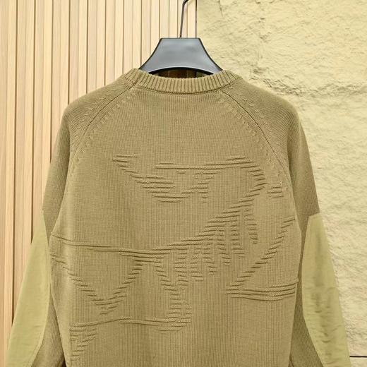 D121144男士后背5D凹凸大鸟贴袋针织衫毛衣 商品图13