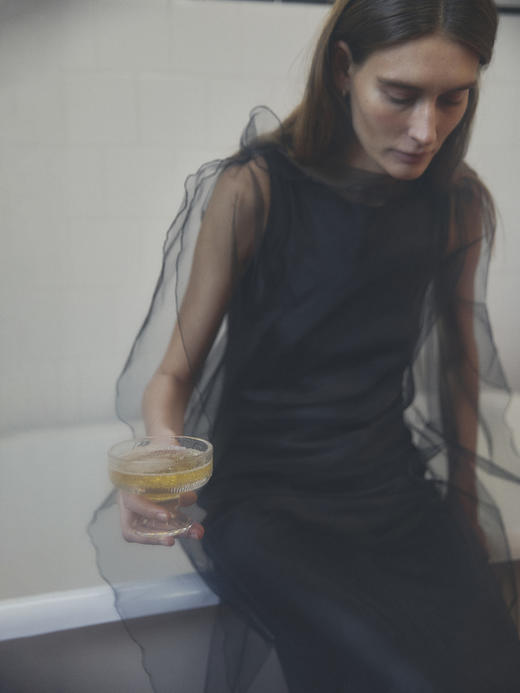 VC｜HD25019 Jasmine silk dress [ 连衣裙 黑 ]【HOLIDAY】 商品图6