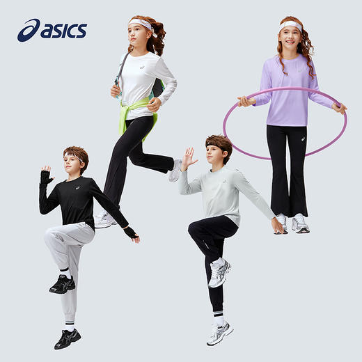 ASICS/亚瑟士儿童2026年新款基础款运动长袖T恤高弹吸湿速干百搭 商品图4