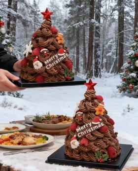 巧克力圣诞树 | nama甜品研究所