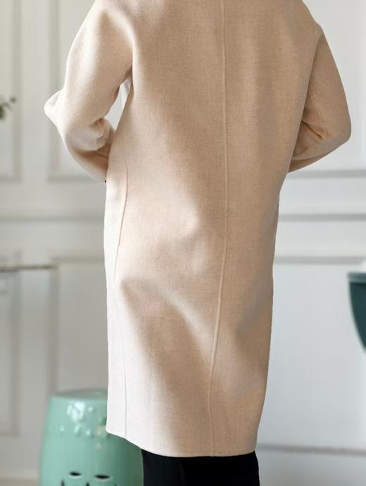 【12.19上新】2色之家夹花羊毛羊绒双面呢大衣·LSQ 商品图7