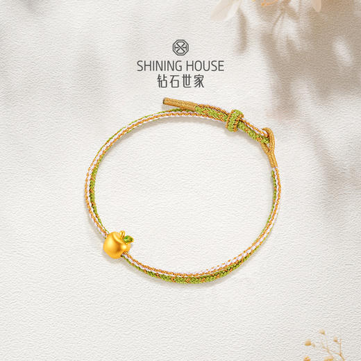 【定价黄金】【限时8折】【现货】钻石世家  足金黄金手串 #五角星#金苹果#莲花# 手串手链 淡水珍珠手链 商品图3