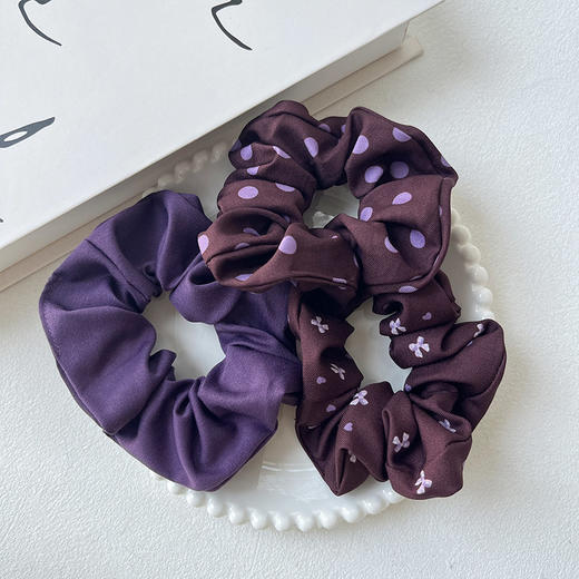 韩系紫色波点大肠圈混款组合肠圈-纪念日百货门店同款167748731 商品图1
