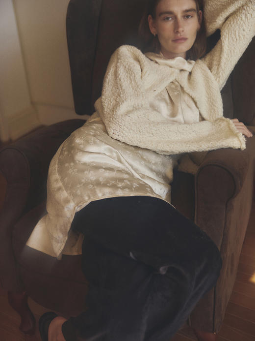 VC｜HD25005 Sigrid cardigan  [ 针织开衫 米白 ]【HOLIDAY】 商品图3