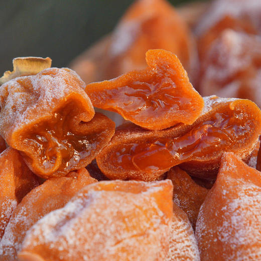 YP一口糯叽叽!陕西富平流心柿饼1-5斤普通装礼盒装富平大尖柿子热卖 商品图1