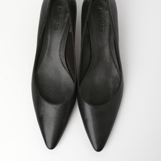 ROMI STUDIO“法式优雅”软糯羊皮方根气质尖头高跟鞋RWDSP31834【跟高4.5cm左右】 商品图7