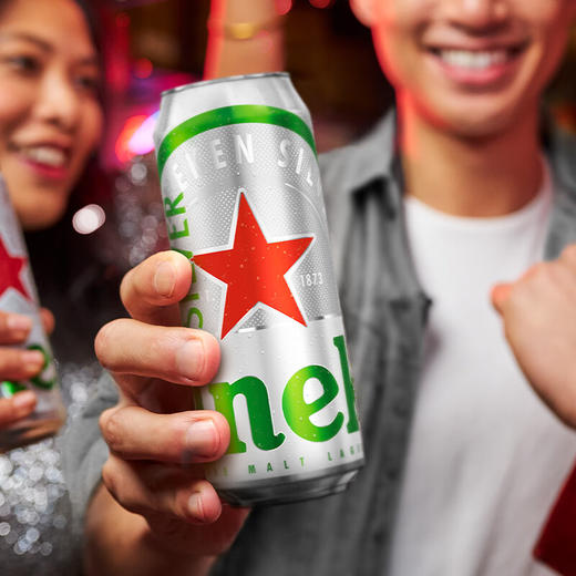 喜力星银9.5度啤酒罐装500ml*18罐 商品图6