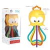 有趣的章鱼响铃 拨浪鼓感官 柔软出牙硅胶 婴儿玩具 商品缩略图6