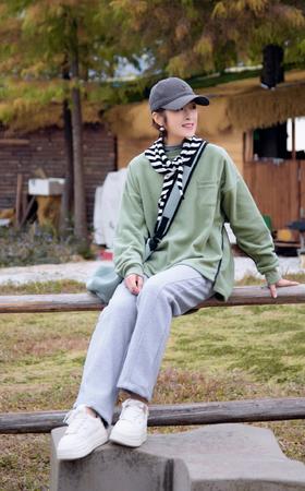 文艺摇粒绒卫衣