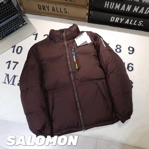 D121139格纹防泼水涂层面料Contour立领羽绒服男女同款 商品图12