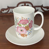 英国Wedgwood Meadow Sweet 花卉纹饰陶瓷马克杯/大茶杯碟 B0241 商品缩略图1