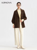 【商场同款】阿菁娜冬季新款极简松弛风外套落肩微阔袖包容身形柔坠感抗寒A30D511106 商品缩略图1
