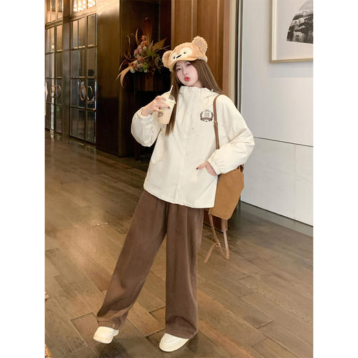 <曾小咸推荐>现货秒杀 ！微信超特价！韩系连帽棉服外套 日常329.99 立减170 秒杀159.99！！ 商品图3