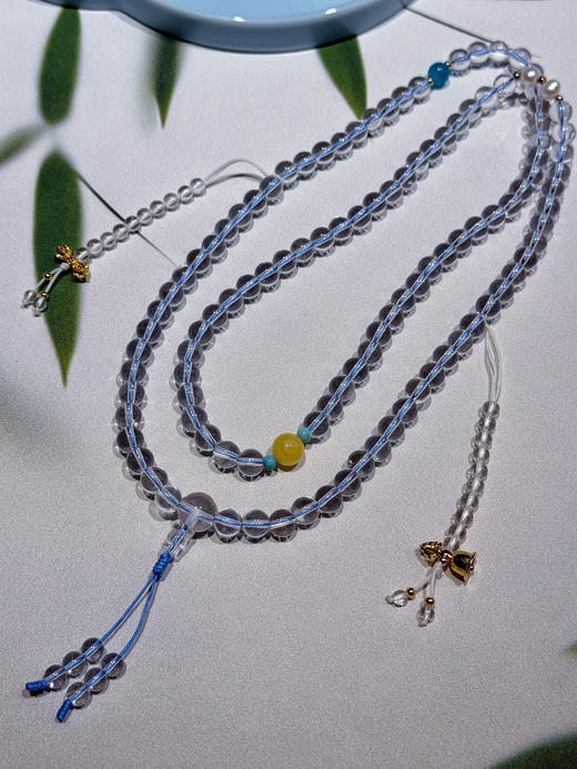 天语龙吟原创手工佛珠念珠计数珠计数器翡翠玛瑙水晶青金石蜜蜡DIY计数器佛珠计数器 商品图5