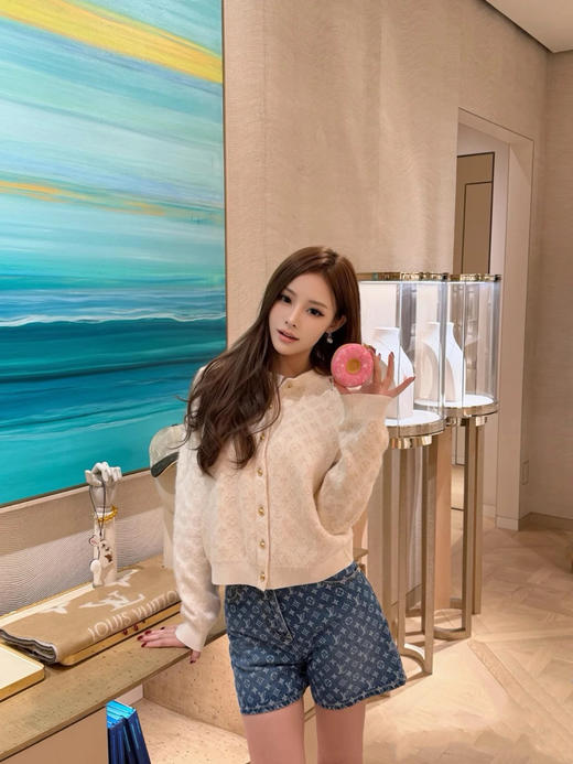 驴家 经典老花针织开衫 (TM) 商品图6