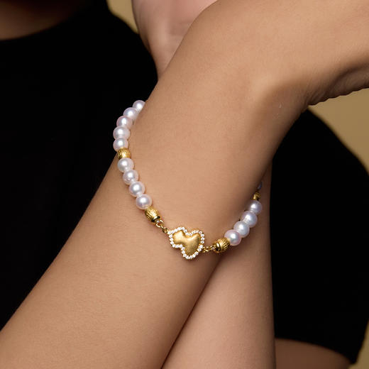 【石榴婆专享】“转运福珠”淡水珍珠手串 商品图4